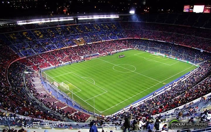 Camp Nou in Barcelona - Spain