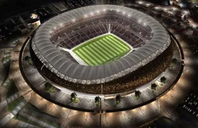 The Soccer City Stadium of Johannesburg - South Africa