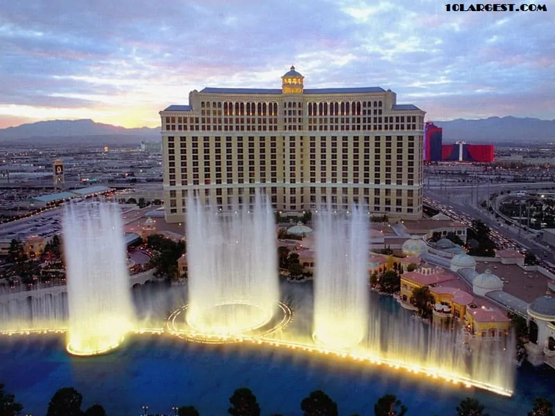 Bellagio Las Vegas - 3rd Biggest Hotel in Las Vegas