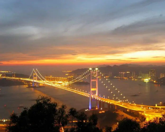 The Runyang River Bridge, China