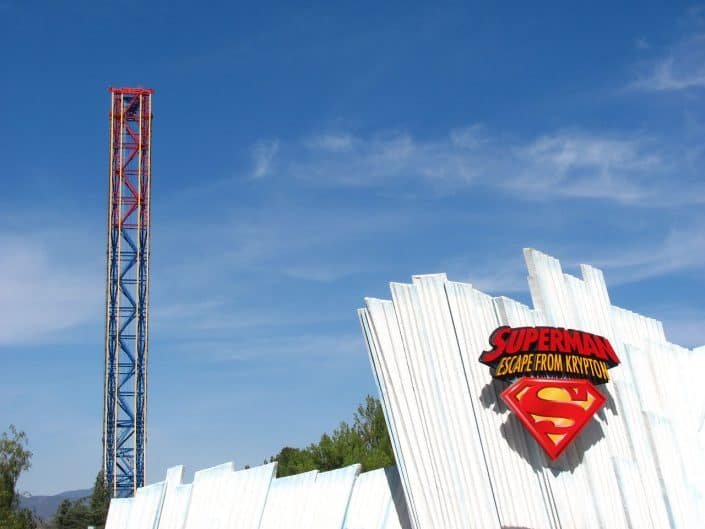 superman roller coaster ride of USA